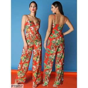 Floral jumpsuit